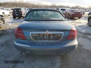 2001 Lincoln Continental with VIN 1LNHM97V81Y730413, listed as a Copart auction lot 46243515 with 213,283 mi miles and Clean Title. Bid and sale history available at carsss.com. Image 6.