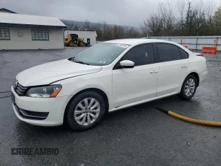 2013 Volkswagen Passat S w/Appearance with VIN 1VWAP7A34DC103036, listed as a Copart auction lot 52183745 with 130,966 mi miles and Salvage Title. Bid and sale history available at carsss.com. Image 1.