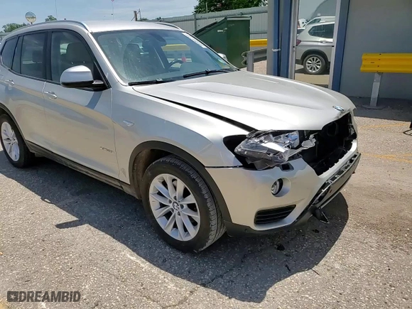2015 BMW X3 sDrive28i with VIN 5UXWZ7C53F0M83457, listed as a Copart auction lot 58684734 with 100,486 mi miles and Salvage Title. Bid and sale history available at carsss.com. Image 11.