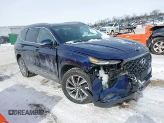 2020 Hyundai Santa Fe Limited with VIN 5NMS5CAD6LH197791, listed as a IAAI auction lot 41592295 with 69,118 mi miles. Bid and sale history available at carsss.com. Image 1.