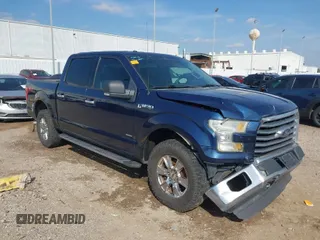 2015 Ford F-150 XLT with VIN 1FTEW1EG0FKE56657, listed as a IAAI auction lot 41600620 with 221,629 mi miles. Bid and sale history available at carsss.com. Image 1.