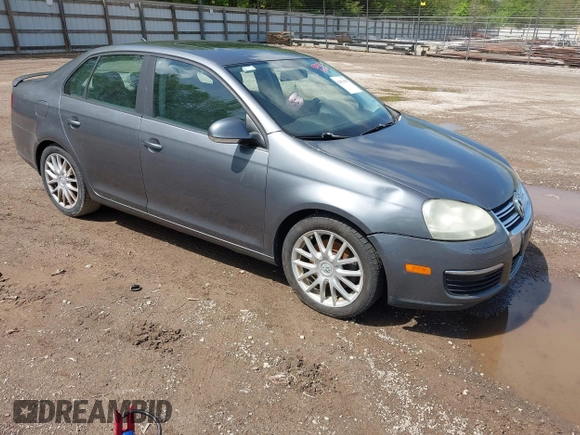 2008 Volkswagen Jetta Sedan Wolfsburg with VIN 3VWRJ71K58M185147, listed as a IAAI auction lot 42076387 with 193,621 mi miles. Bid and sale history available at carsss.com. Image 1.