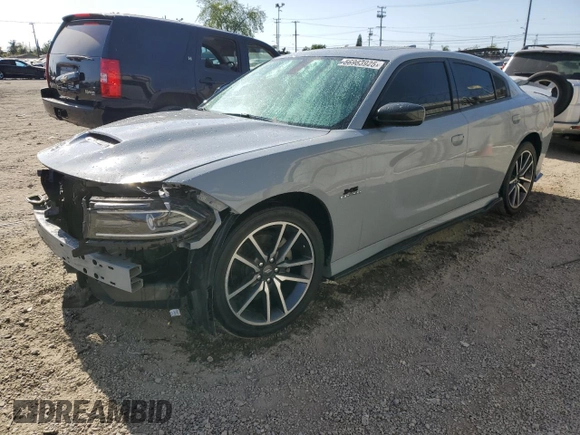 2021 Dodge Charger R/T with VIN 2C3CDXCT6MH675132, listed as a Copart auction lot 56983925 with Not provided miles and Salvage title. Bid and sale history available at DreamBid. Image 1.