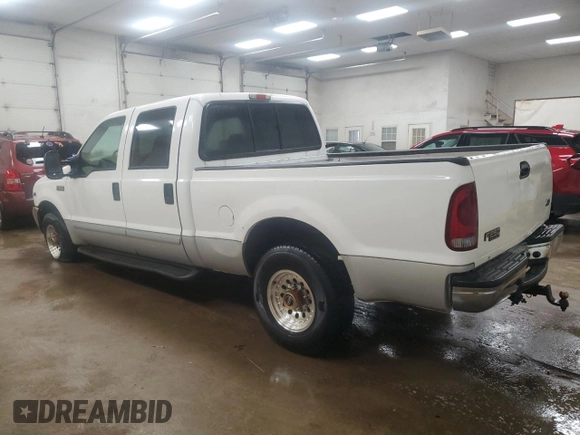 2002 Ford F-250 XL with VIN 1FTNW20S82EA25042, listed as a Copart auction lot 72977204 with 109,318 mi miles and Clean Title. Bid and sale history available at DreamBid. Image 2.