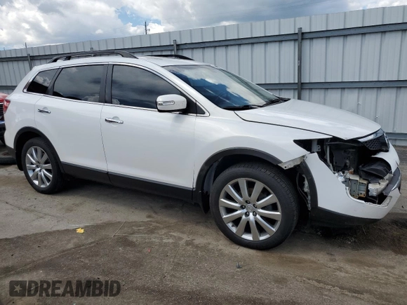 2009 Mazda CX-9 Touring with VIN JM3TB38AX90168304, listed as a Copart auction lot 56498644 with 278,458 mi miles and Salvage Title. Bid and sale history available at carsss.com. Image 4.