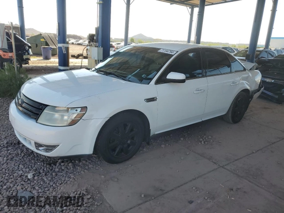 2008 Ford Taurus SEL with VIN 1FAHP24WX8G154717, listed as a Copart auction lot 71194794 with 217,119 mi miles and Salvage Title. Bid and sale history available at carsss.com. Image 1.