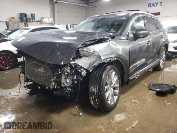 2020 Mazda CX-9 Grand Touring with VIN JM3TCBDY1L0405358, listed as a Copart auction lot 41918455 with 45,349 mi miles and Salvage Title. Bid and sale history available at carsss.com. Image 1.