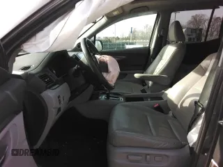 2019 Honda Ridgeline RTL-T with VIN 5FPYK3F64KB013498, listed as a Copart auction lot 44334195 with 104,197 mi miles and Salvage title. Bid and sale history available at DreamBid. Image 7.