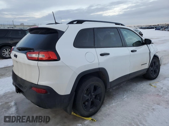 2018 Jeep Cherokee with VIN 1C4PJMAX7JD593297, listed as a Copart auction lot 88072195 with 36,817 mi miles and Salvage title. Bid and sale history available at DreamBid. Image 3.