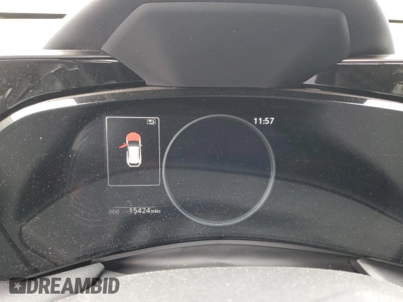 2024 Lexus NX with VIN 2T2AGCEZ9RC058874, listed as a Copart auction lot 80726904 with 15,424 mi miles and Salvage Title. Bid and sale history available at carsss.com. Image 9.