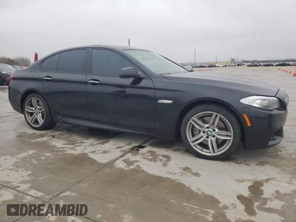 2012 BMW 5 Series 550i with VIN WBAFR9C58CDX78939, listed as a Copart auction lot 44318425 with 136,769 mi miles and Clean Title. Bid and sale history available at carsss.com. Image 4.