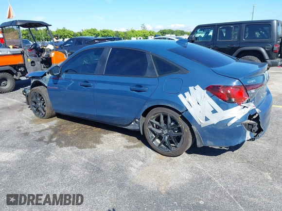 2025 Honda Civic Sport z VIN 2HGFE2F59SH530459, wystawiony jako IAAI lot #41698287 z przebiegiem 19 987 mil mil oraz . Historia ofert i sprzedaży dostępna na DreamBid. Obrazek 3.