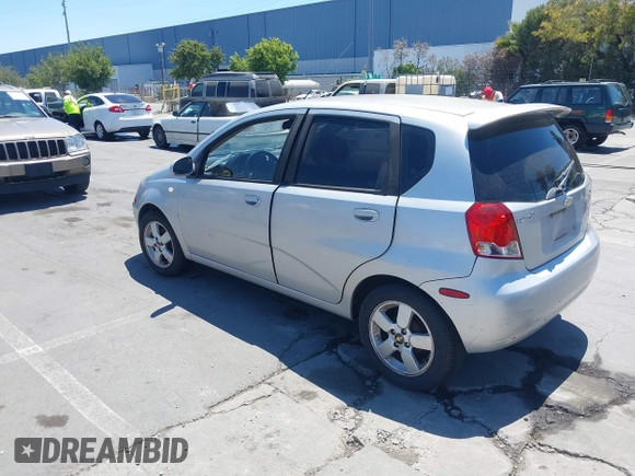 2008 Chevrolet Aveo LS with VIN KL1TD66618B086796, listed as a IAAI auction lot 42755287 with 148,103 mi miles and . Bid and sale history available at DreamBid. Image 3.
