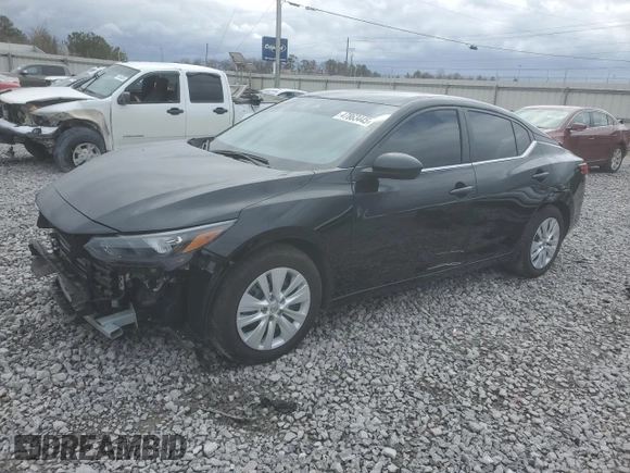 2025 Nissan Sentra S with VIN 3N1AB8BV5SY231252, listed as a Copart auction lot 47863445 with 7,665 mi miles and Salvage Title. Bid and sale history available at DreamBid. Image 1.
