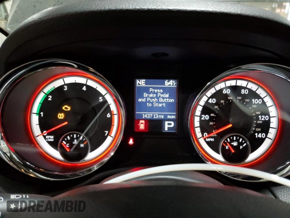 2011 Dodge Durango R/T with VIN 1D4SE6GT1BC683117, listed as a Copart auction lot 81585924 with 143,713 mi miles and Clean title. Bid and sale history available at DreamBid. Image 9.