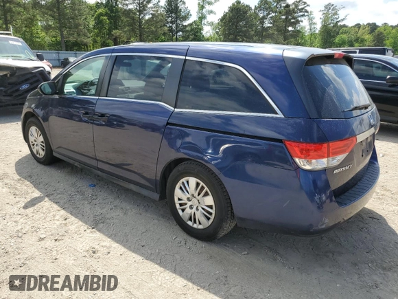 2016 Honda Odyssey LX с VIN 5FNRL5H21GB023638, выставлен на аукционе Copart как лот 54136615 с пробегом 91 299 миль миль и Списание • Salvage title. История ставок и продаж доступна на DreamBid. Изображение 2.
