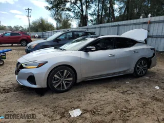 2020 Nissan Maxima SL with VIN 1N4AA6DV1LC361224, listed as a Copart auction lot 46669235 with 102,637 mi miles and Salvage Title. Bid and sale history available at carsss.com. Image 1.