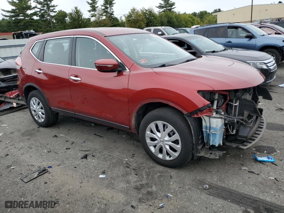 2015 Nissan Rogue S with VIN KNMAT2MV6FP566757, listed as a Copart auction lot 71066974 with 60,546 mi miles and Salvage Title. Bid and sale history available at carsss.com. Image 4.