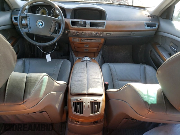 2002 BMW 7 Series 745i with VIN WBAGL63452DP50087, listed as a Copart auction lot 81040704 with Not Provided miles and Clean Title. Bid and sale history available at DreamBid. Image 8.