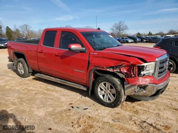 2014 GMC Sierra 1500 SLE with VIN 1GTV2UEH6EZ158478, listed as a Copart auction lot 45512605 with 218,982 mi miles and Salvage Title. Bid and sale history available at carsss.com. Image 4.