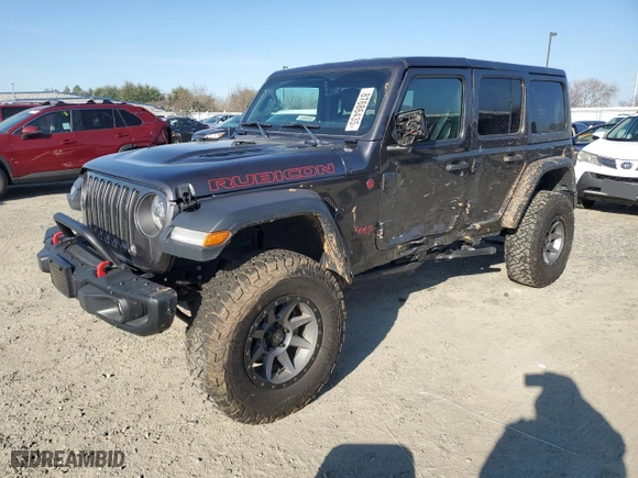 2018 Jeep Wrangler Unlimited Rubicon with VIN 1C4HJXFN1JW236148, listed as a Copart auction lot 87686435 with 62,234 mi miles and Salvage Title. Bid and sale history available at carsss.com. Image 1.
