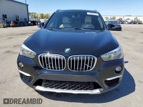 2017 BMW X1 sDrive28i with VIN WBXHU7C38H5H35075, listed as a Copart auction lot 44896793 with 78,172 mi miles. Bid and sale history available at carsss.com. Image 5.