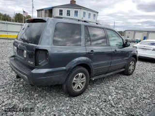 2004 Honda Pilot EX with VIN 2HKYF18474H570617, listed as a Copart auction lot 53075185 with 255,283 mi miles and Clean Title. Bid and sale history available at carsss.com. Image 3.