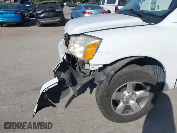 2004 Nissan Titan LE with VIN 1N6AA07A74N565495, listed as a IAAI auction lot 41582747 with 192,550 mi miles and . Bid and sale history available at DreamBid. Image 6.