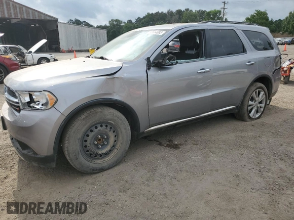 2013 Dodge Durango Crew z VIN 1C4RDHDG9DC687114, wystawiony jako Copart lot #53514085 z przebiegiem 116 120 mil mil oraz Szkoda całkowita • Salvage title. Historia ofert i sprzedaży dostępna na DreamBid. Obrazek 1.