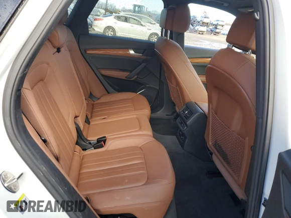 2021 Audi Q5 Premium Plus with VIN WA1BAAFY2M2111971, listed as a Copart auction lot 45632625 with Not provided miles and Salvage title. Bid and sale history available at DreamBid. Image 11.