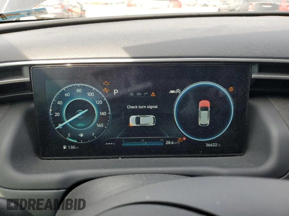 2023 Hyundai Tucson Limited with VIN 5NMJE3AE9PH279105, listed as a Copart auction lot 54303775 with 36,622 mi miles and Salvage title. Bid and sale history available at DreamBid. Image 9.