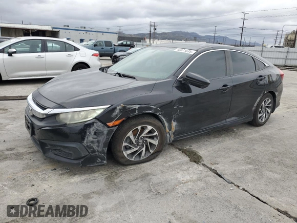 2016 Honda Civic Sedan EX with VIN 2HGFC2F76GH521202, listed as a Copart auction lot 48071635 with 116,252 mi miles and Clean Title. Bid and sale history available at carsss.com. Image 1.