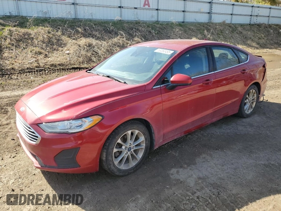 2020 Ford Fusion SE with VIN 3FA6P0HD3LR167475, listed as a Copart auction lot 53060495 with 155,210 mi miles and Non Repairable. Bid and sale history available at DreamBid. Image 1.