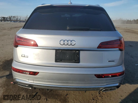 2022 Audi Q5 S line Premium Plus with VIN WA1EAAFY0N2109148, listed as a Copart auction lot 46597205 with 31,851 mi miles and Salvage Title. Bid and sale history available at carsss.com. Image 6.