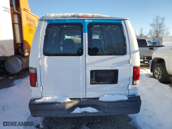 2006 Ford Econoline Cargo Van with VIN 1FTNE24L96HA66631, listed as a Copart auction lot 82038864 with 0 mi miles and Salvage Title. Bid and sale history available at carsss.com. Image 6.