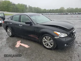 2012 Infiniti M37 with VIN JN1BY1AP5CM334768, listed as a Copart auction lot 51419645 with 133,468 mi miles and Salvage Title. Bid and sale history available at carsss.com. Image 4.