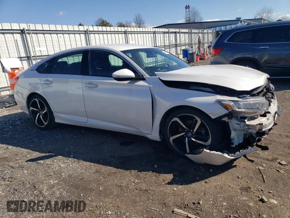 2018 Honda Accord Sedan Sport 1.5T with VIN 1HGCV1F34JA150034, listed as a Copart auction lot 45454355 with 173,698 mi miles and Salvage Title. Bid and sale history available at carsss.com. Image 4.