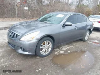2012 Infiniti G25 Sedan x with VIN JN1DV6ARXCM860619, listed as a IAAI auction lot 41807221 with 115,615 mi miles. Bid and sale history available at carsss.com. Image 2.