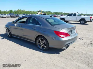 2014 Mercedes-Benz CLA-Class CLA 250 with VIN WDDSJ4EBXEN111498, listed as a IAAI auction lot 41803948 with 128,433 mi miles. Bid and sale history available at carsss.com. Image 3.