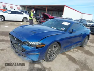 2022 Ford Mustang EcoBoost with VIN 1FA6P8TH4N5141207, listed as a IAAI auction lot 41683300 with 39,676 mi miles. Bid and sale history available at carsss.com. Image 17.