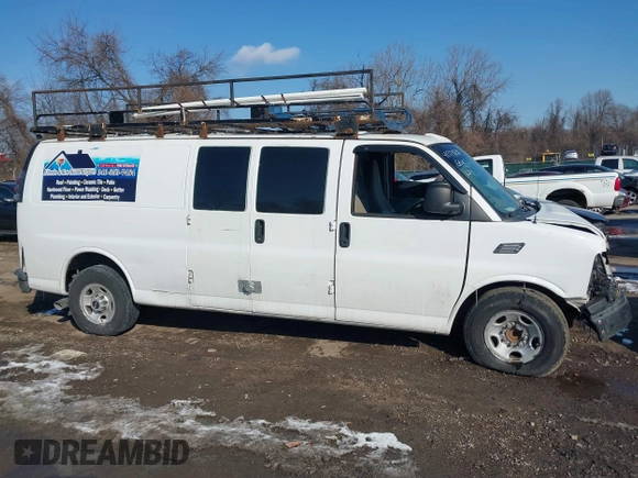 2012 GMC Savana Cargo Van with VIN 1GTW7GCA2C1167106, listed as a IAAI auction lot 41379838 with 1 mi miles. Bid and sale history available at carsss.com. Image 13.