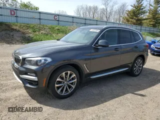 2019 BMW X3 xDrive30i with VIN 5UXTR9C52KLE18111, listed as a Copart auction lot 54522805 with 98,927 mi miles and Clean Title. Bid and sale history available at DreamBid. Image 1.