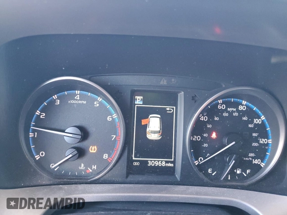 2018 Toyota RAV4 LE with VIN JTMZFREV0JJ201813, listed as a Copart auction lot 53485955 with 30,968 mi miles and Salvage Title. Bid and sale history available at carsss.com. Image 9.