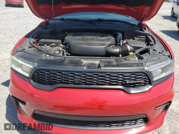 2021 Dodge Durango GT с VIN 1C4RDJDG4MC724898, выставлен на аукционе Copart как лот 51692835 с пробегом 52 739 миль миль и Списание • Salvage title. История ставок и продаж доступна на DreamBid. Изображение 13.