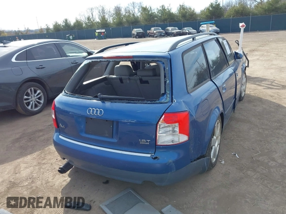 2003 Audi A4 1.8T with VIN WAUVC68E83A326141, listed as a IAAI auction lot 41803295 with 116,842 mi miles. Bid and sale history available at carsss.com. Image 4.
