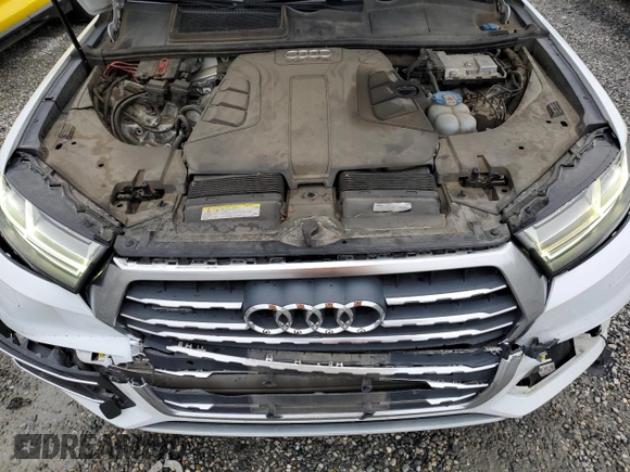 2017 Audi Q7 Premium Plus with VIN WA1LAAF78HD006664, listed as a Copart auction lot 55680185 with 116,227 mi miles and Salvage Title. Bid and sale history available at DreamBid. Image 12.