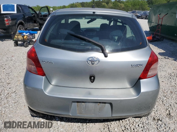 2007 Toyota Yaris with VIN JTDJT923175095852, listed as a Copart auction lot 53185905 with 225,284 mi miles and Salvage Title. Bid and sale history available at carsss.com. Image 6.