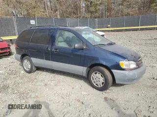2002 Toyota Sienna LE with VIN 4T3ZF13C32U499019, listed as a Copart auction lot 78539864 with 191,055 mi miles and Salvage Title. Bid and sale history available at carsss.com. Image 4.