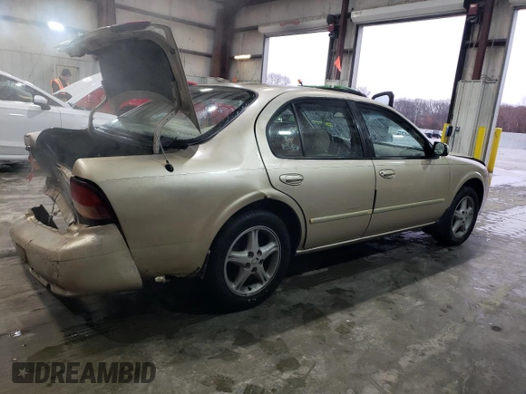 1998 Nissan Maxima GXE with VIN JN1CA21D3WT532196, listed as a Copart auction lot 43210915 with 277,946 mi miles and Salvage title. Bid and sale history available at DreamBid. Image 3.