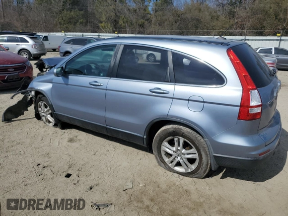 2011 Honda CR-V EX-L with VIN JHLRE3H74BC006402, listed as a Copart auction lot 47190335 with 39,941 mi miles and Salvage Title. Bid and sale history available at carsss.com. Image 2.